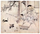 조선 시대 회화 작품 ①번 보기 - 풍속화·산수화·민화 중 하나