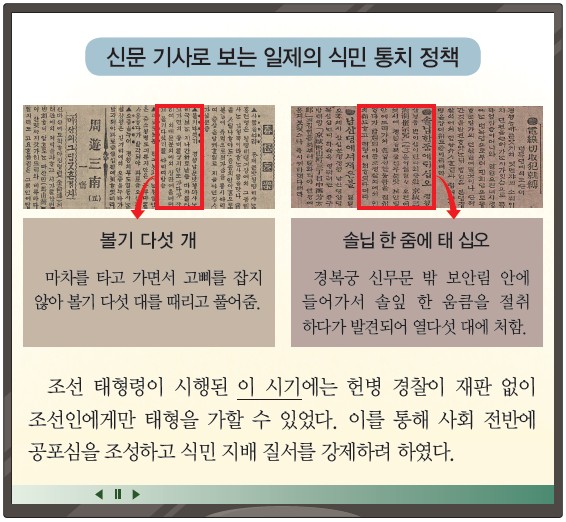 신문 기사로 보는 일제의 식민 통치 정책 - 조선 태형령이 시행된 시기의 헌병 경찰 태형 제도 사례
